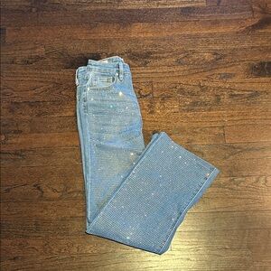 PTCL Women's Blue Rhinestone Embellished Jeans Size 25